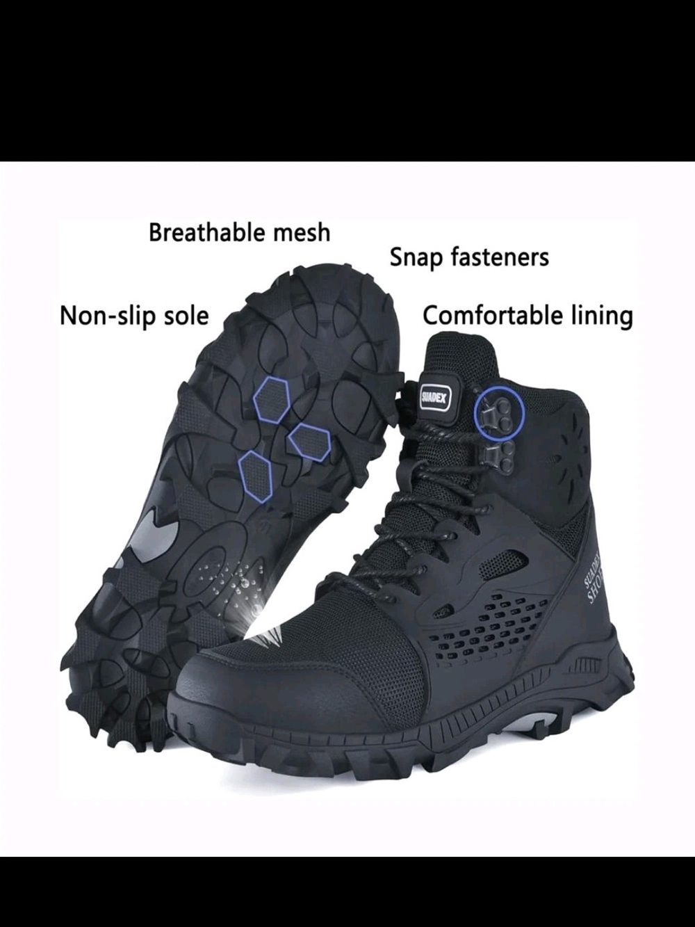 Suadex Steel Toe Work Boots #71 - Picture 4 of 11